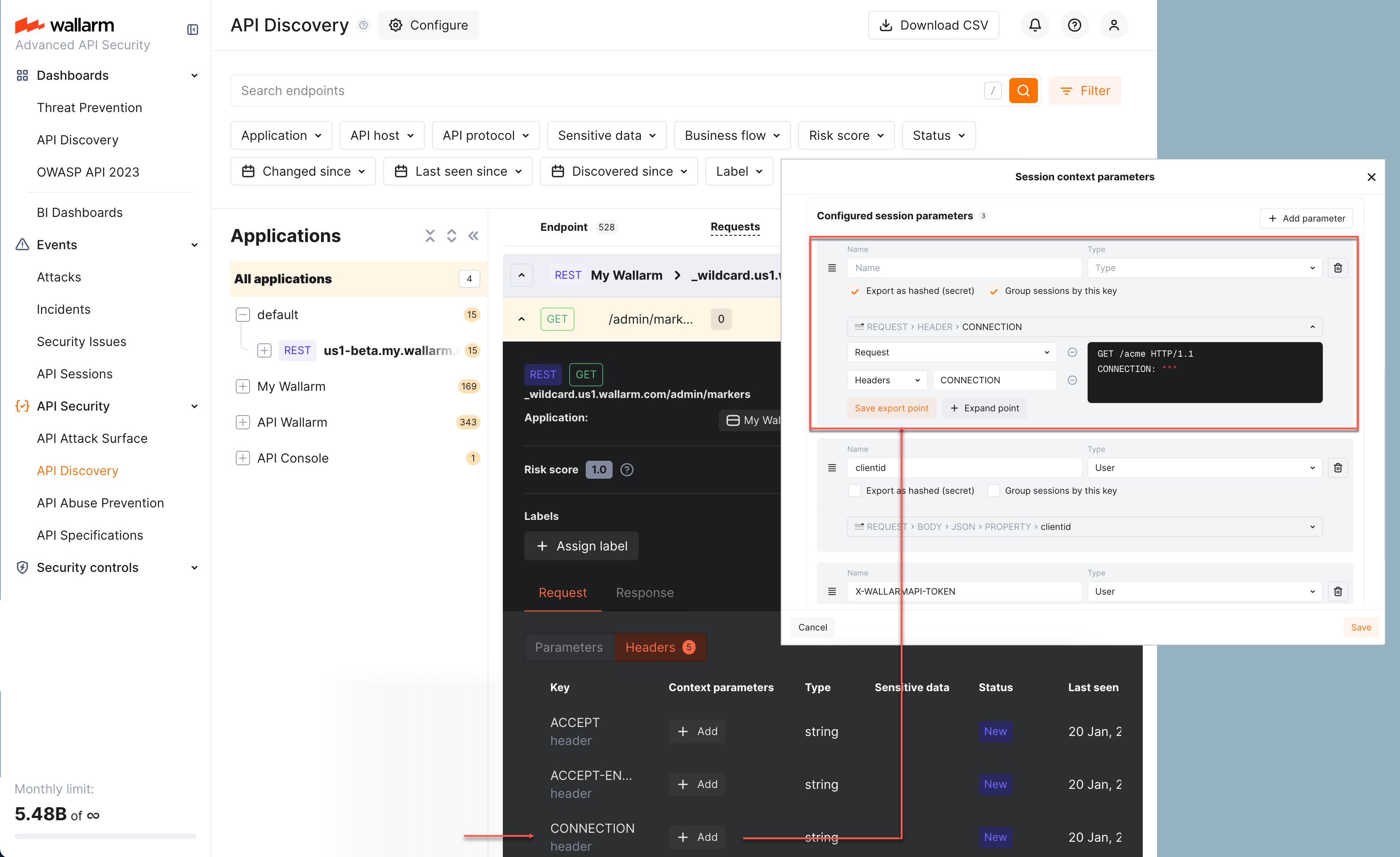 !API Discovery - adding grouping keys to API Sessions