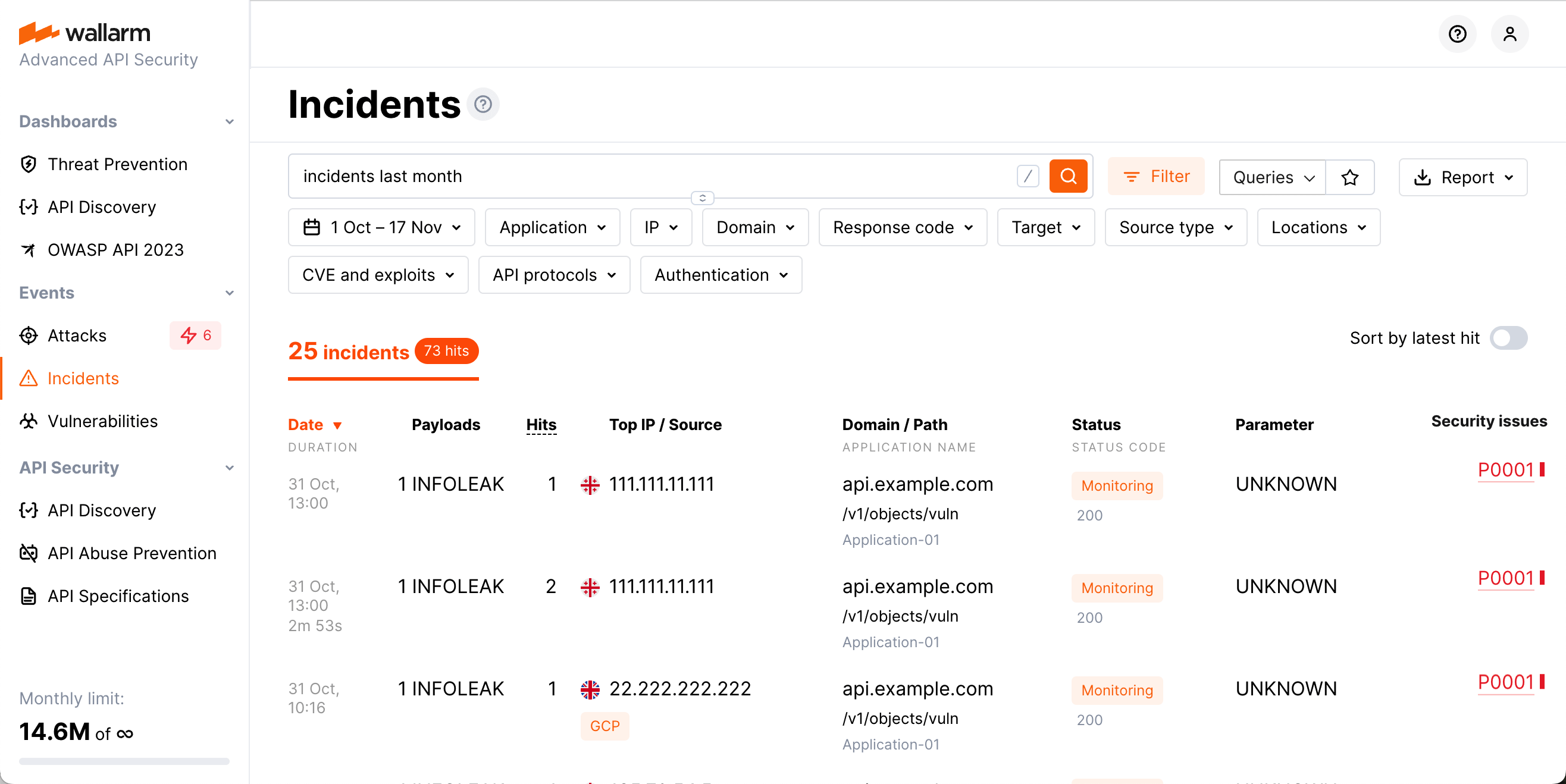 Threat Management - Incidents