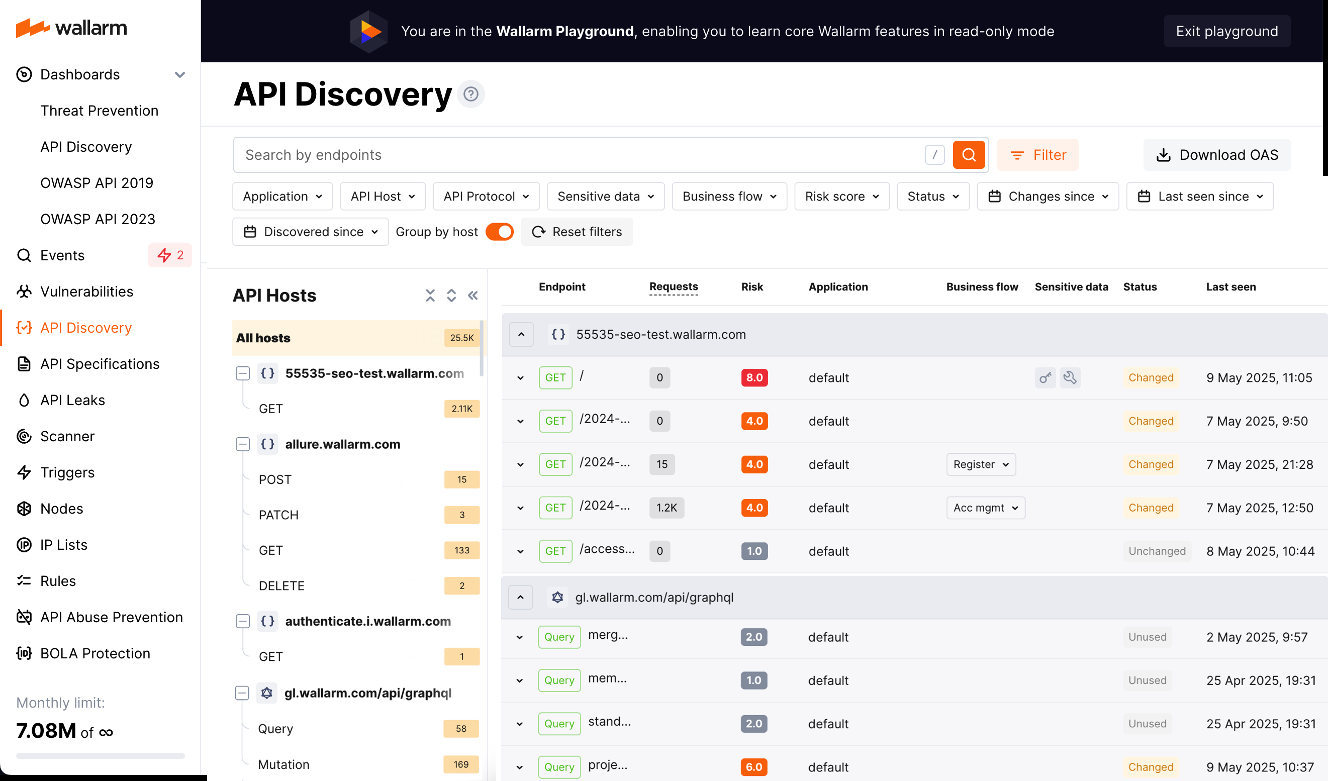 API Discovery – Sample Data