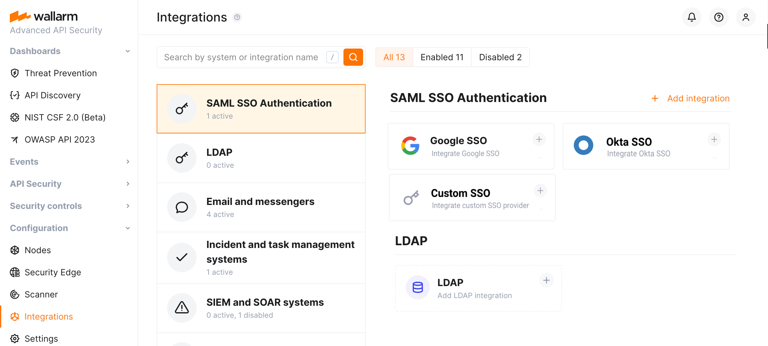 Integrations - SSO