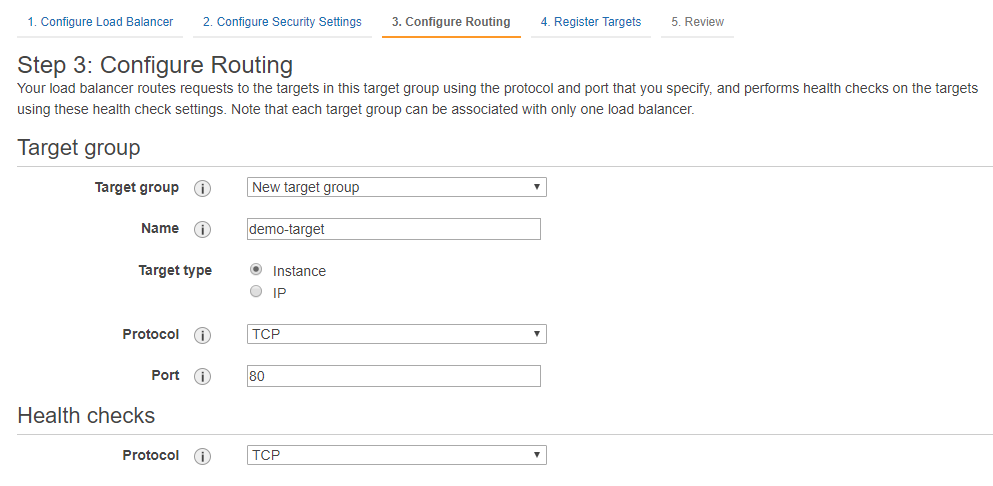 Configuring the incoming connections routing