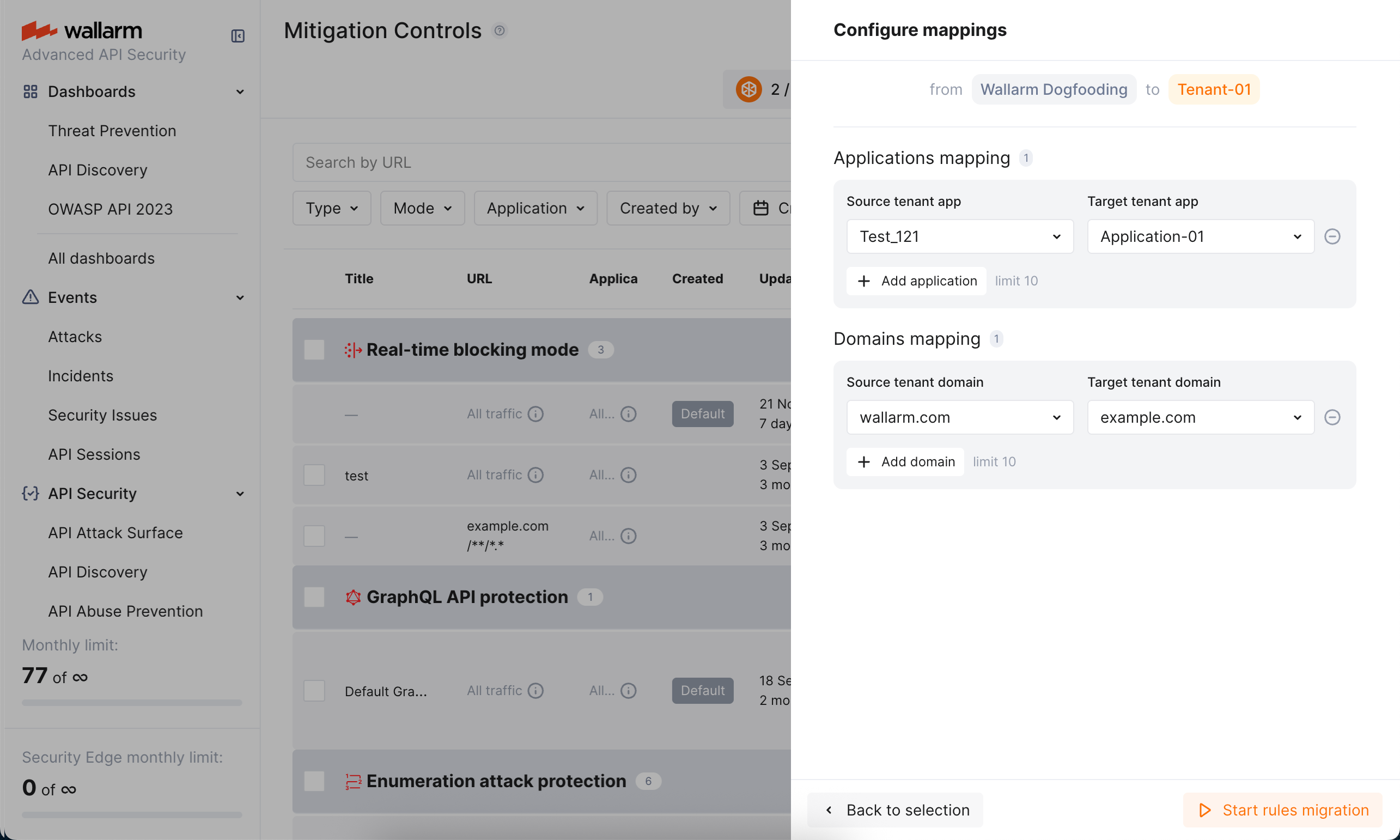 !Migrating rules between tenants