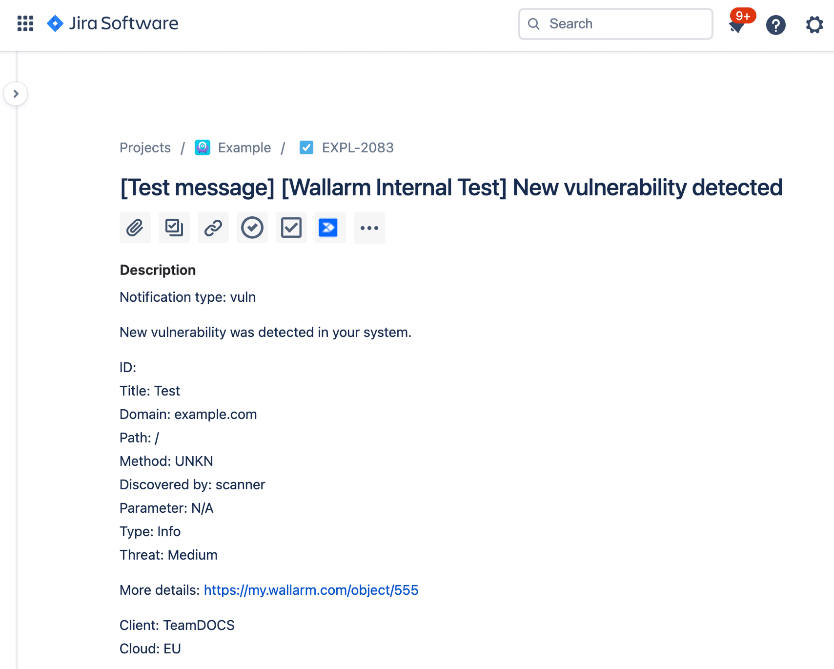 Test Jira issue creation