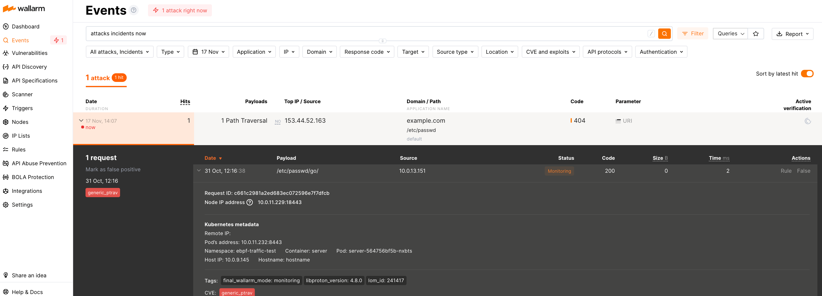 !Attacks in the interface